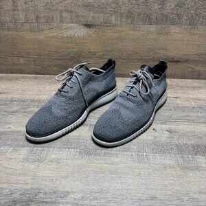 Cole Haan Zero Grand Stitchlite Gray Oxford Shoe Men's Size 11